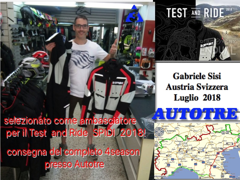 Gabriele Sisi @spidi_on_track Austria – Svizzera – Luglio 2018 con Autotre