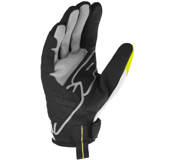 Spidi guanto in tessuto flash r evo nero/yellow fluo - immagine 3