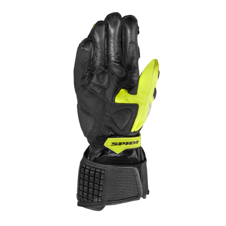 Guanto Spidi carbo 5 nero/giallo fluo - immagine 3