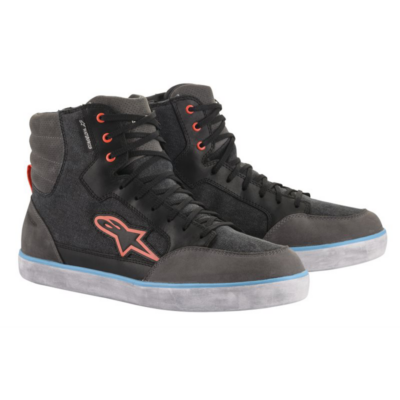 Scarpetta  Alpinestars J-6 canvas waterproof black/antharacite /light blue