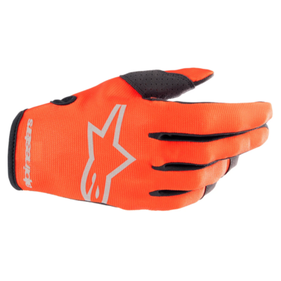 Alpinestars radar gloves hot orange black