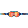 Maschera Scott Fury royal blue/orange - orange chrome works - immagine 2