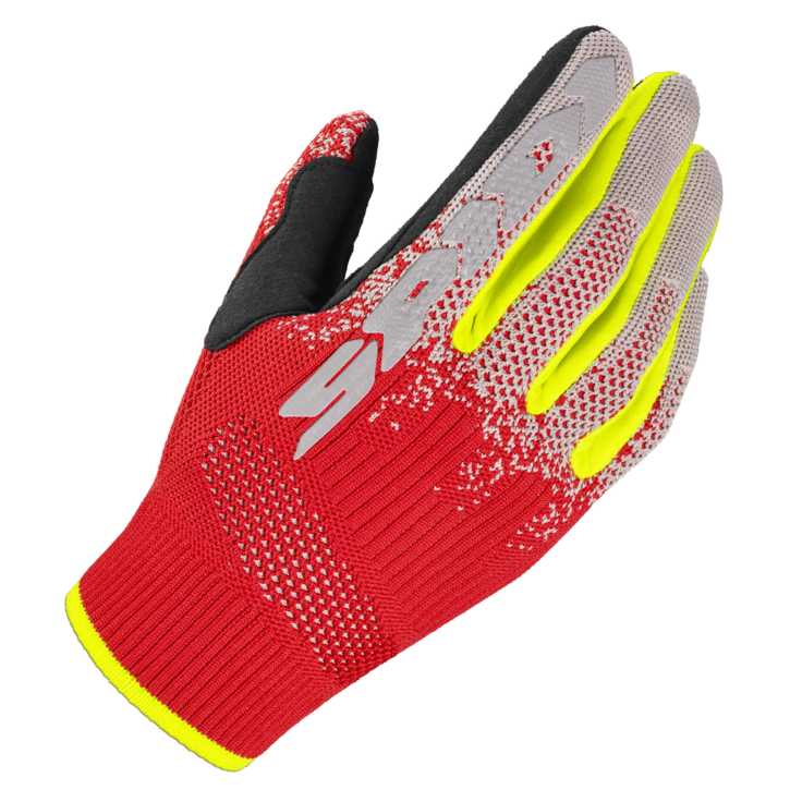 Guanto Spidi x-knit nero/rosso - immagine 2
