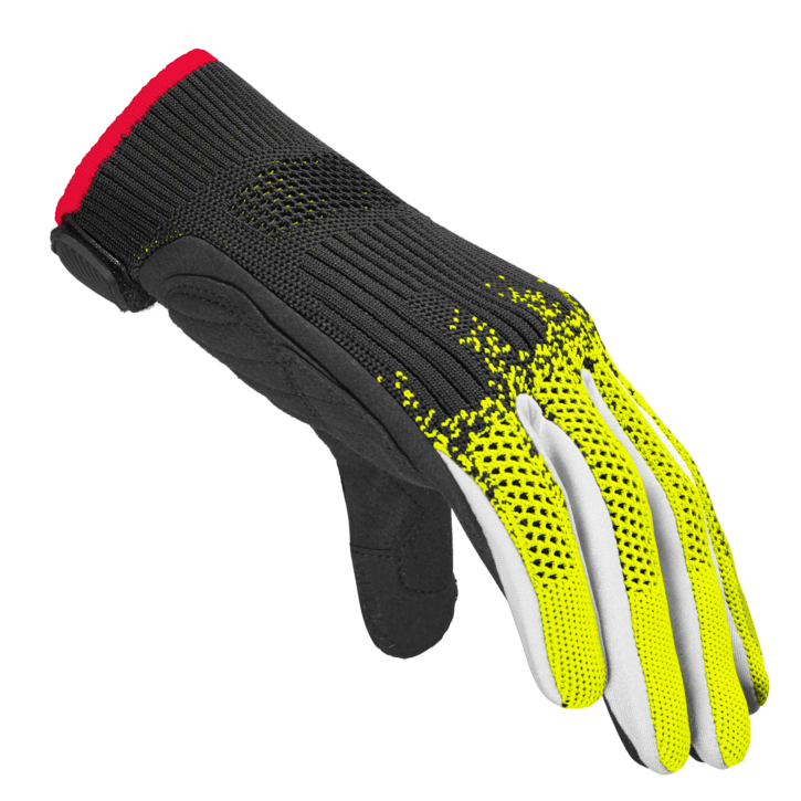 Guanto Spidi X-KNIT giallo fluo - immagine 2