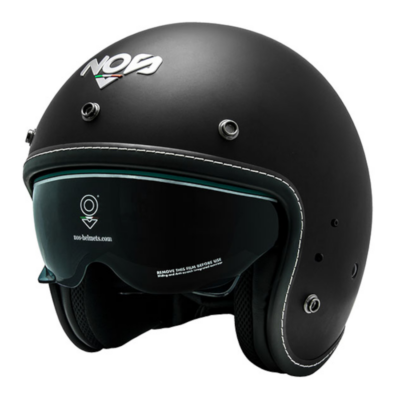 Casco Nos ns-1 open face black mat
