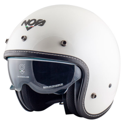 Casco Nos ns-1 open face white