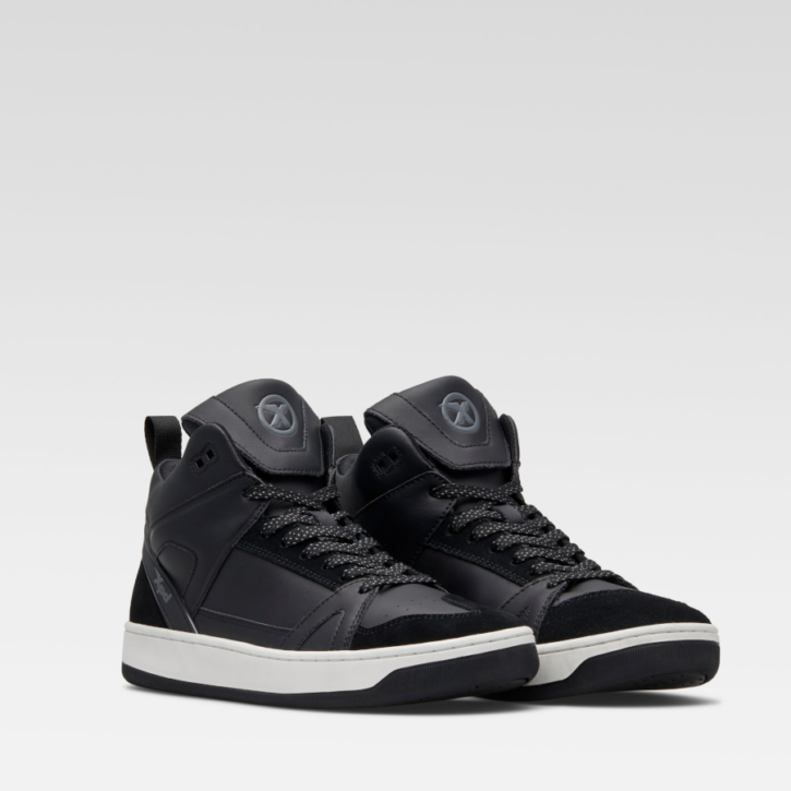 Xpd moto-1 sneakers  pelle nera - immagine 7