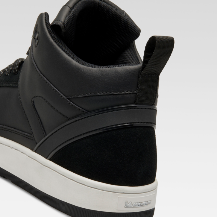 Xpd moto-1 sneakers  pelle nera - immagine 6