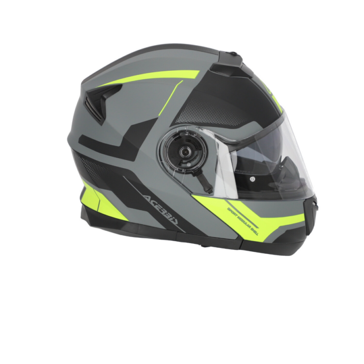 Casco modulare Acerbis serel 22/06 black/yellow fluo - immagine 3