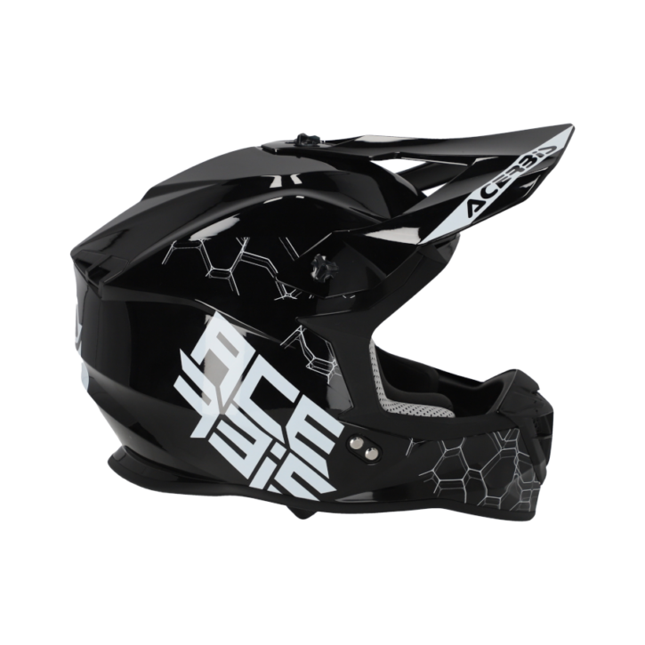 Casco Acerbis linear black glossy - immagine 5