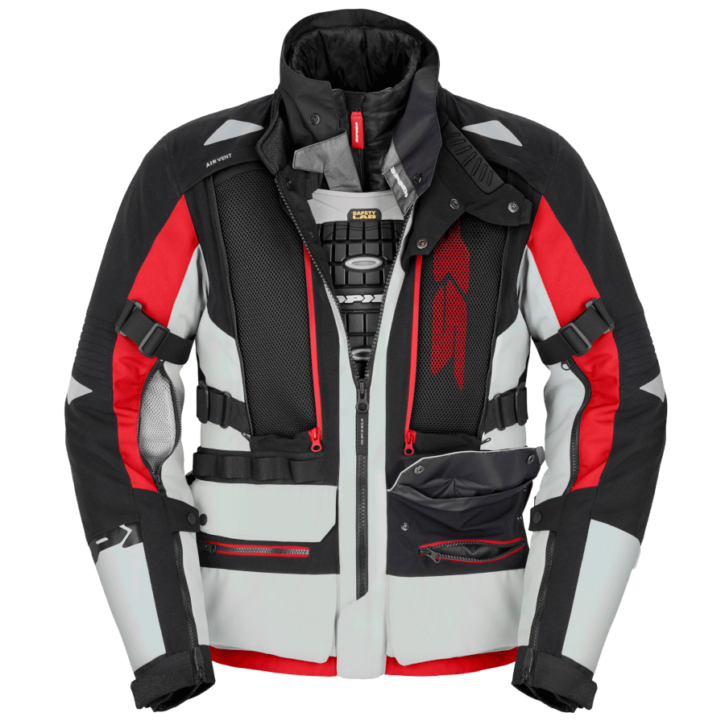 Giacca Spidi allroad jacket ghiaccio/rosso - immagine 7