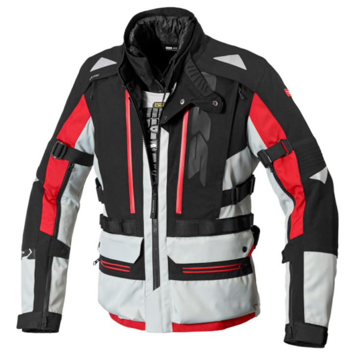 Giacca Spidi allroad jacket ghiaccio/rosso - immagine 6