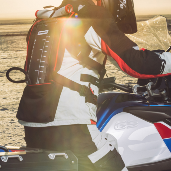 Giacca Spidi allroad jacket ghiaccio/rosso - immagine 3