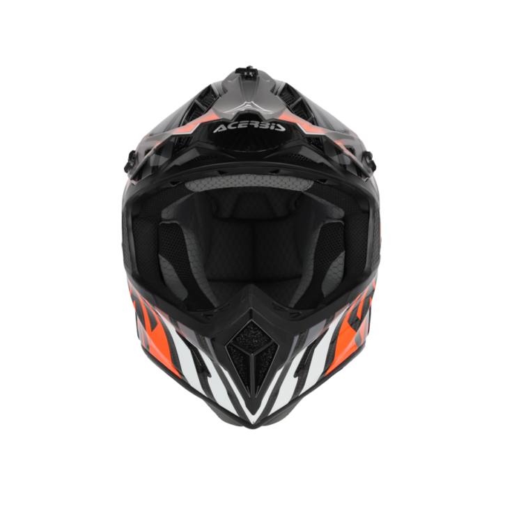 Casco Acerbis steel carbon 22/06 black fluo orange - immagine 5