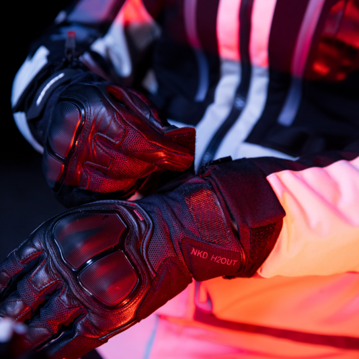 Guanto Spidi nkd h2out leather gloves - immagine 2