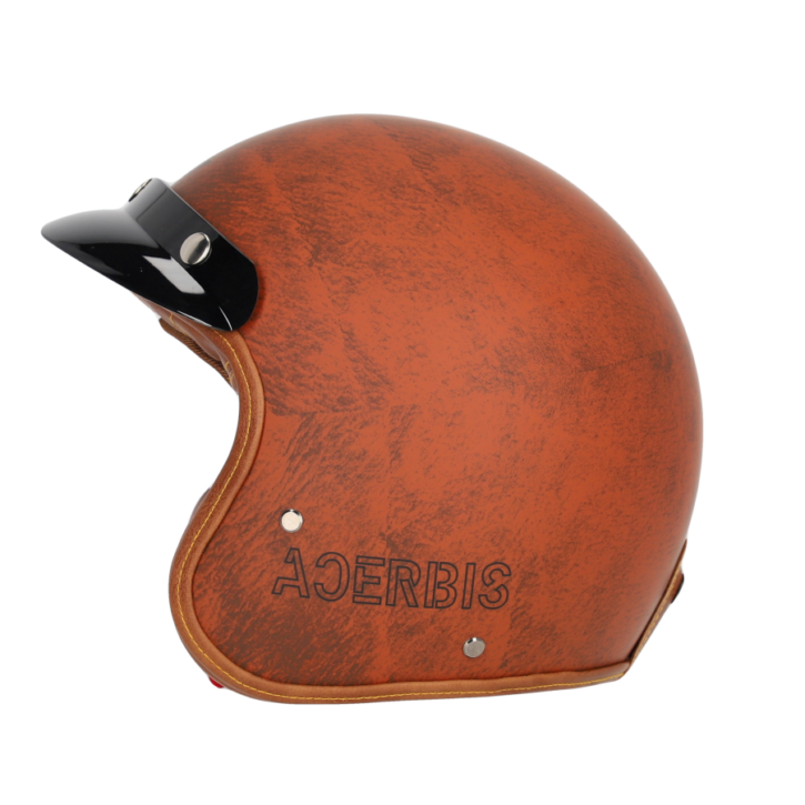 Casco jet Acerbis skodela marrone - immagine 2