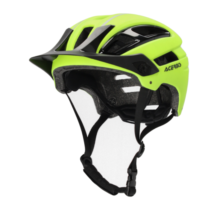 Casco bici Acerbis doublep nero giallo - immagine 2