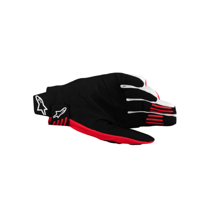Alpinestars techstar glove 2025 black/brigh red - immagine 2