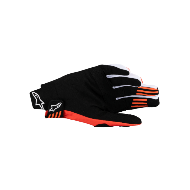 Alpinestars techstar glove 2025 black/hot orange - immagine 2