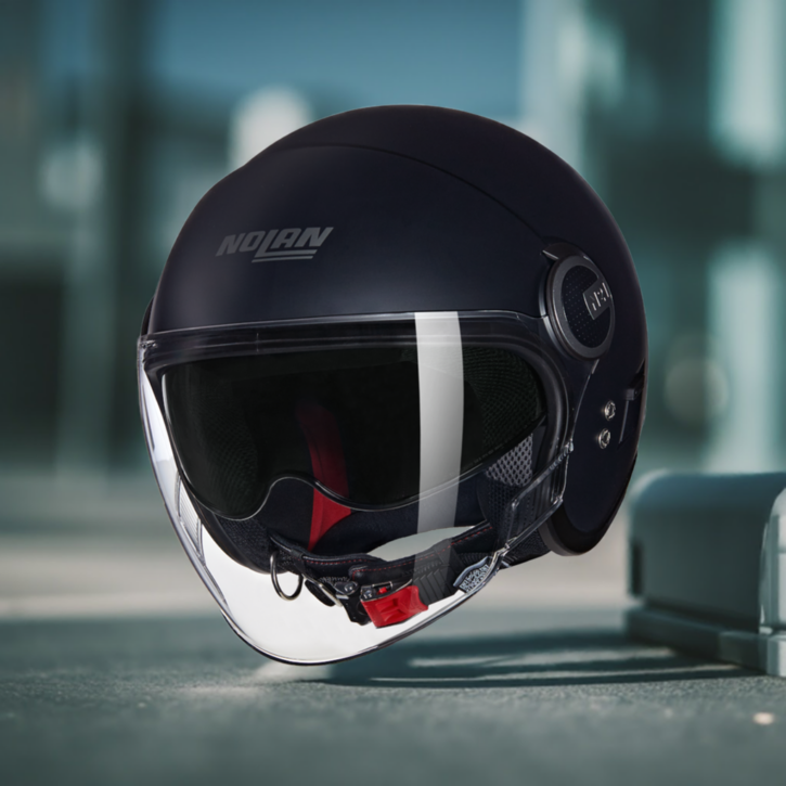 Casco Nolan n21 visor 06 classico nero opaco 302