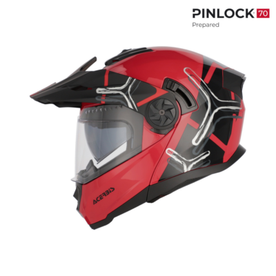 Casco Acerbis rider rosso/nero