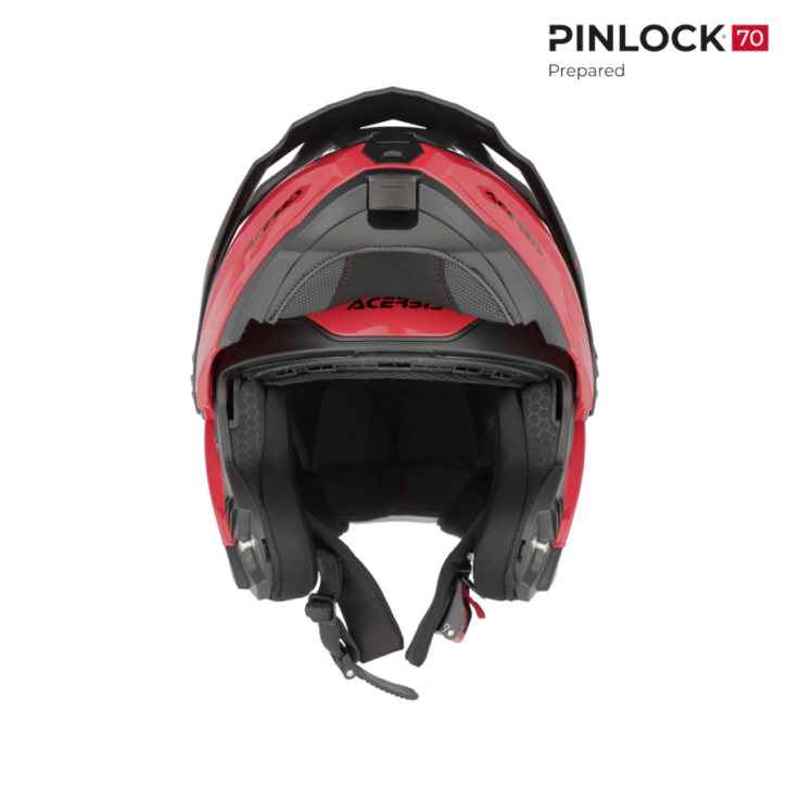 Casco Acerbis rider rosso/nero - immagine 5