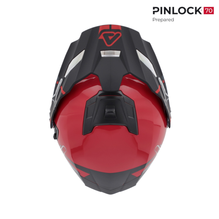 Casco Acerbis rider rosso/nero - immagine 6