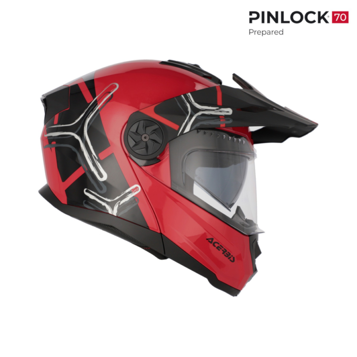 Casco Acerbis rider rosso/nero - immagine 7