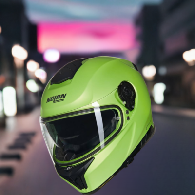 casco Nolan n80-8 mivedi verde impulso/nero