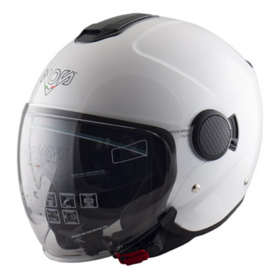 Casco jet Nos ns-j black white