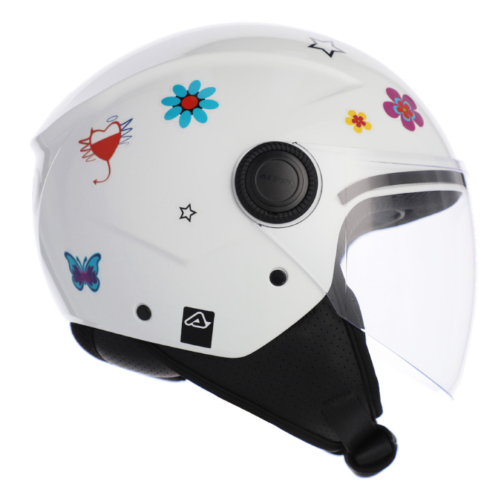 Casco acerbis brezza jet kid bianco - immagine 4