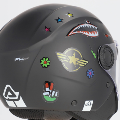Casco acerbis brezza jet kid nero
