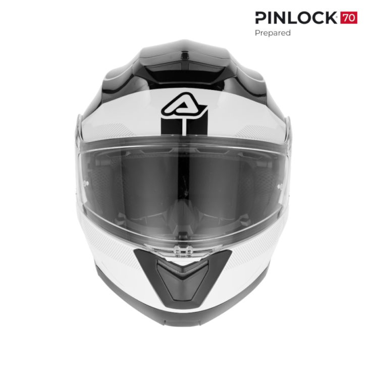 Casco modulare Acerbis serel 22/06 nero/bianco - immagine 2