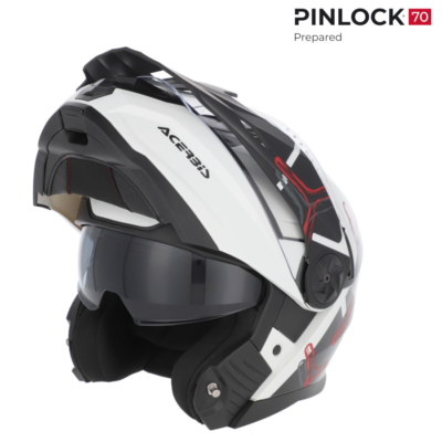 Casco Acerbis rider bianco/nero