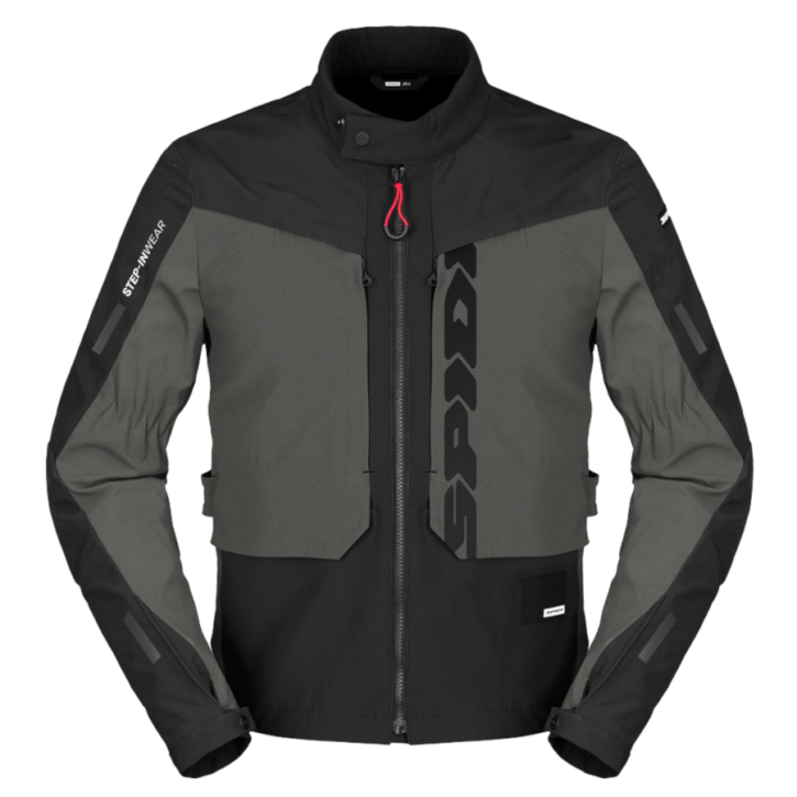 Spidi giacca terran nero/ardesia t360 053