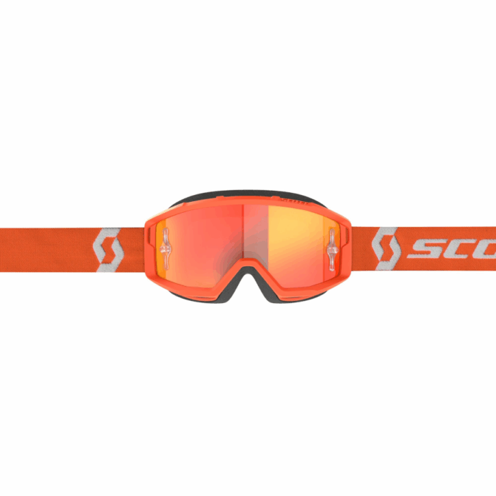 Maschera Scott primal orange/white orange chrome - immagine 3