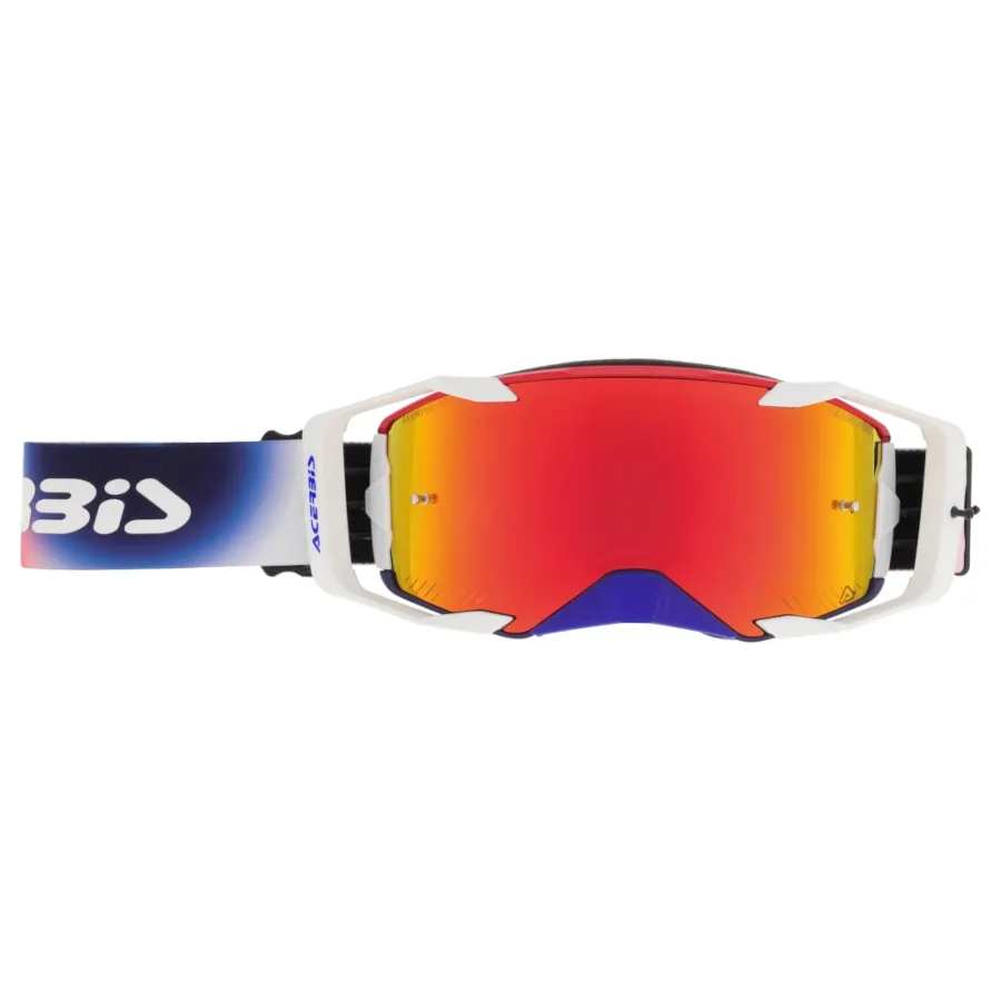 Occhiale Acerbis Wortex Mirror Lens White/Red 0027785.253 - immagine 2