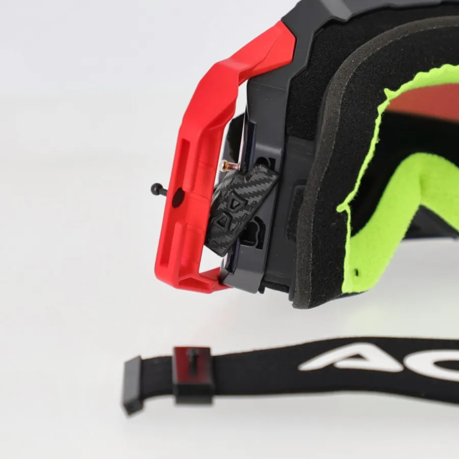 Occhiale Acerbis Vulcan Mirror Lens Black/Red 0027508.323 - immagine 3