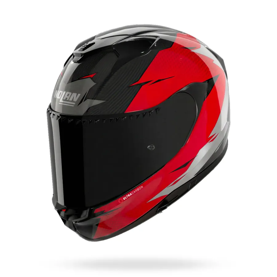 Casco Nolan X-904 Ultra Carbon Sfida Nero/Rosso/Argento X94000880363