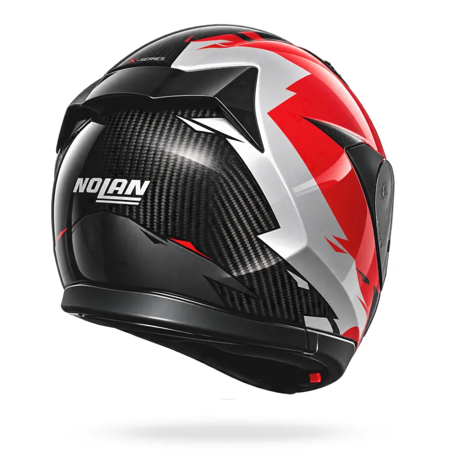 Casco Nolan X-904 Ultra Carbon Sfida Nero/Rosso/Argento X94000880363 - immagine 5