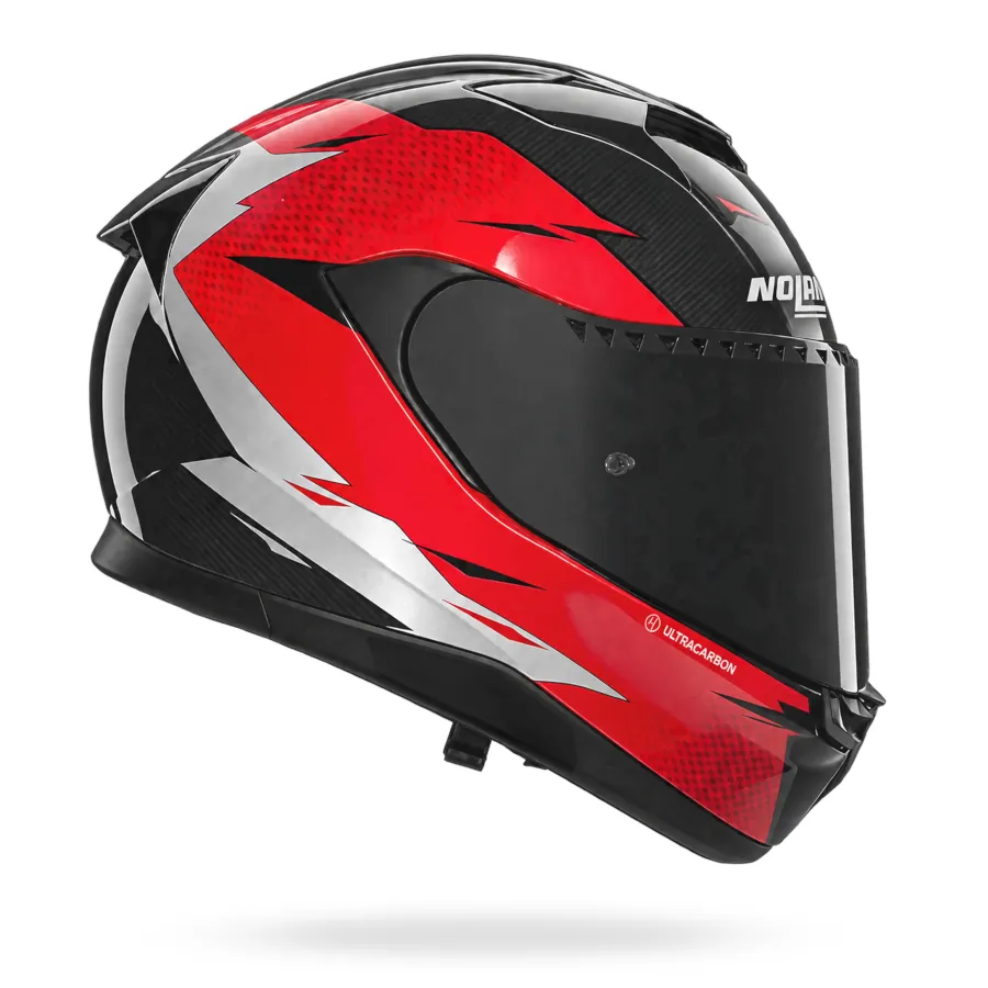 Casco Nolan X-904 Ultra Carbon Sfida Nero/Rosso/Argento X94000880363 - immagine 4