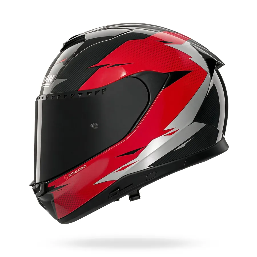 Casco Nolan X-904 Ultra Carbon Sfida Nero/Rosso/Argento X94000880363 - immagine 3